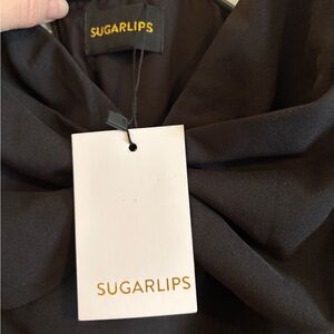 Sugarlips Elegant Black jumpsuit with bow
